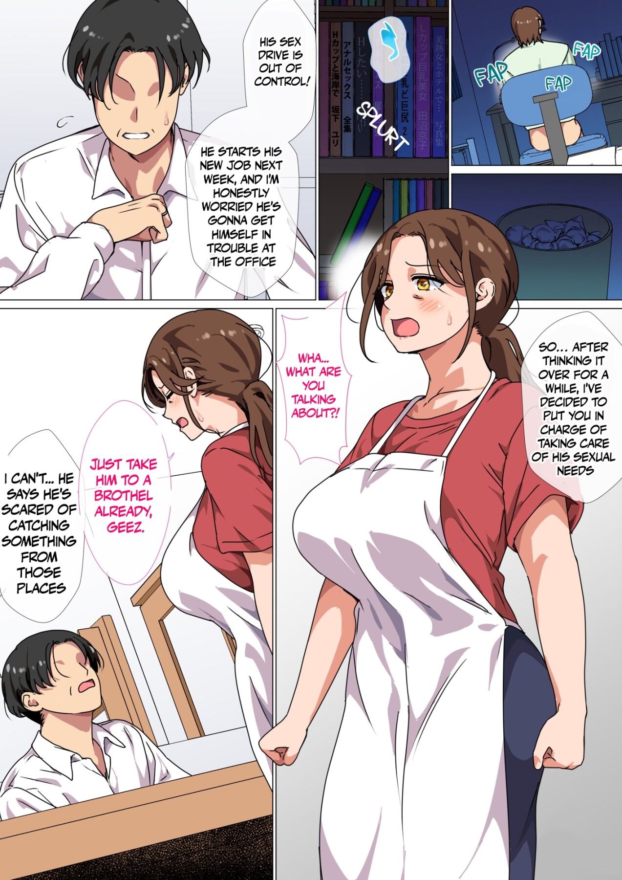 Hentai Manga Comic-It's a Mother's duty to take care of her son's Sexual Needs!-Read-2